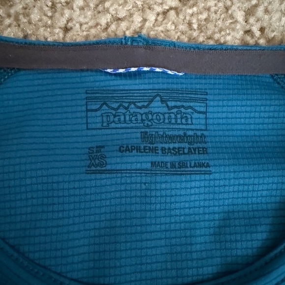 Patagonia Teal Capilene Baselayer - Picture 2 of 6